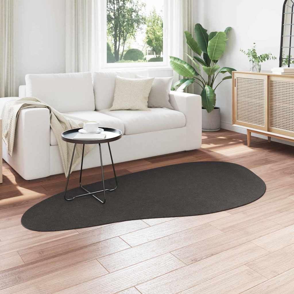 Dywan HUARTE Antracyt 100 x 200 cm Poliester