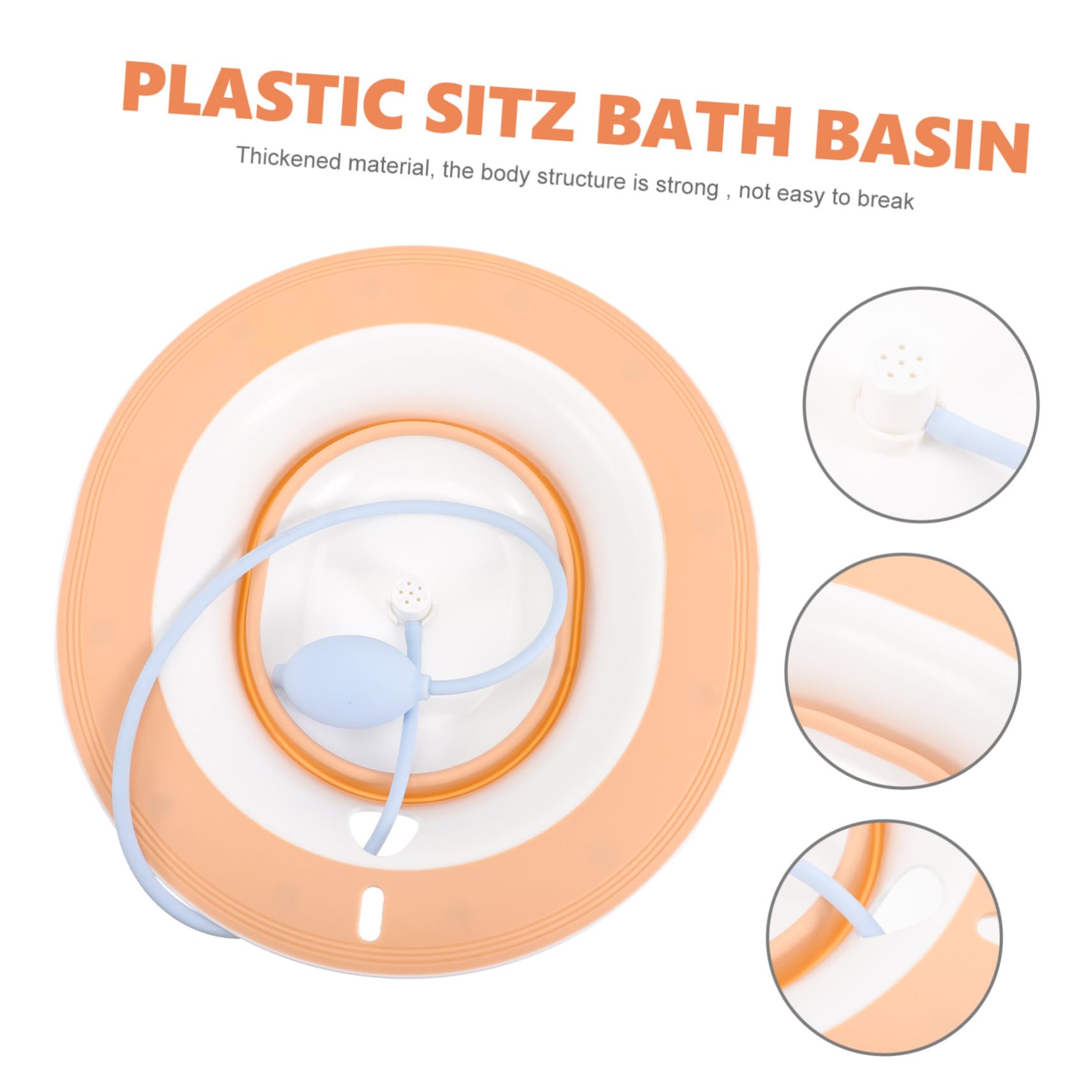 Bacinella da Bagno Sitz Rosa per Donne, Realizzata in PP e TPR, Facile da Lavare, Compatibile con WC, per Post Parto e Impiego Quotidiano