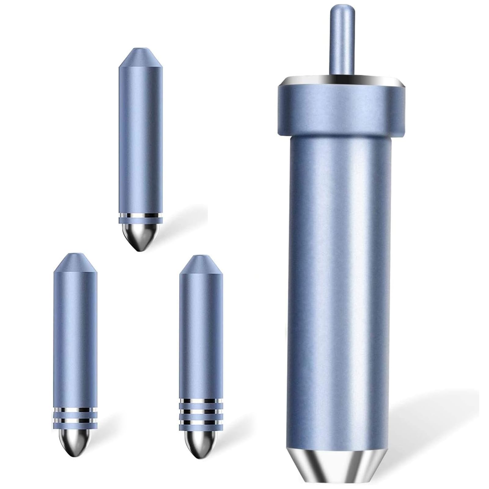 nalain Foil Transfer Kit, Replacement Portable Foil Transfer Tool with Fine Medium Bold 3 Blades for Cutting Genuine Leather Craft Foam Aluminum Foil Magnetic Sheet