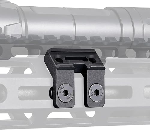 CVLIFE Soporte de riel M para linterna táctica, 45 grados compatible con Streamlight Protac SeriesSurefire M300M600 Series disponible en Yaxa Peru