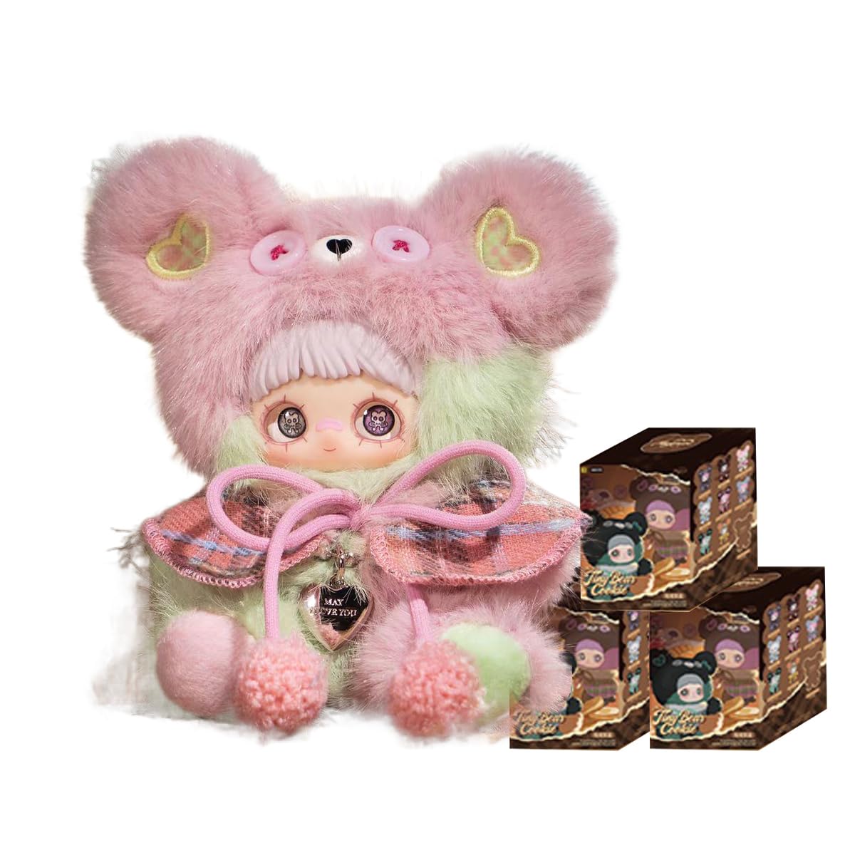 新品 BOX maymei Tiny Bear Cookie カートン Amazon.com: Aven Rabbit MayMei Tiny Bear Cookie Series Blind Box