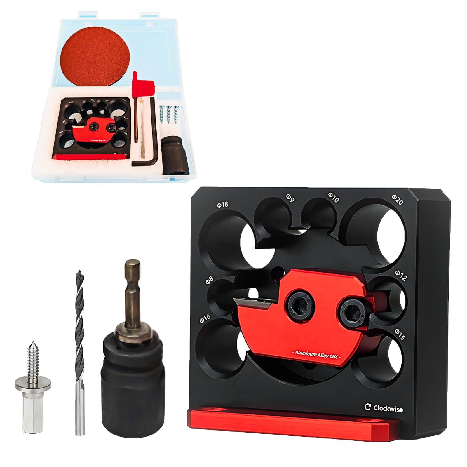 Dowel Maker, Adjustable Dübel Jig Holzdübel und Rundstab-Macher