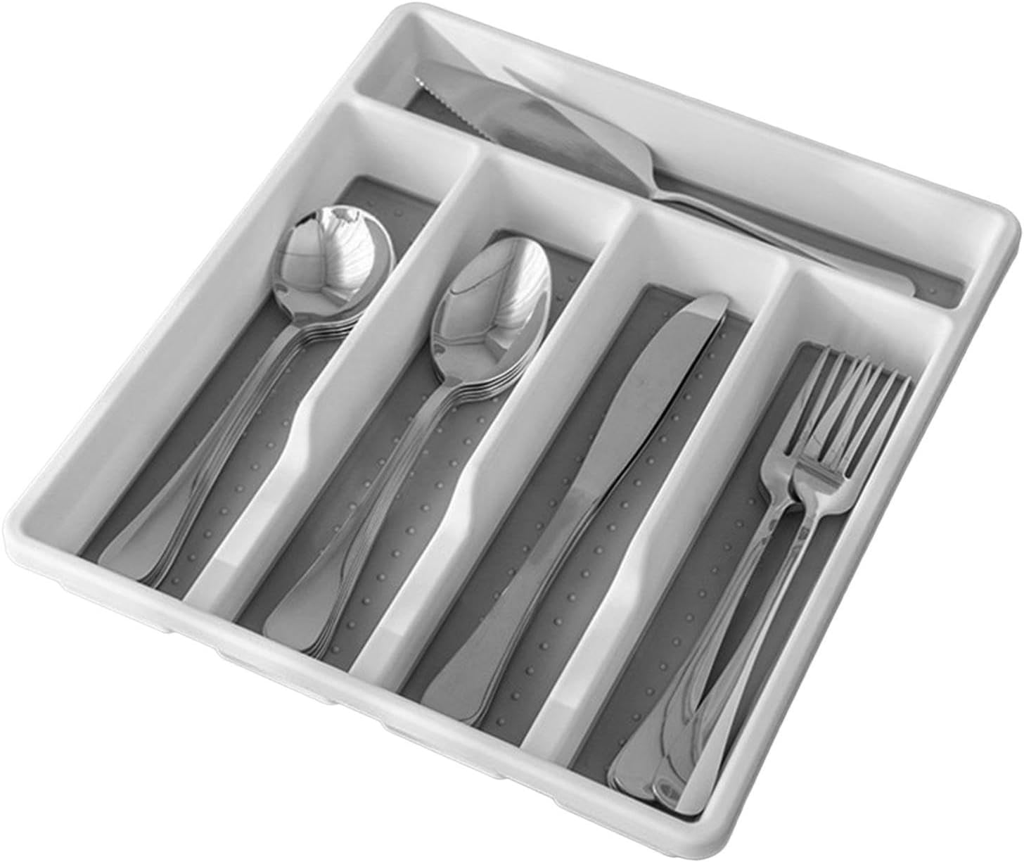 Silverware Tray for Kitchen Drawer, Utensil Tray for
