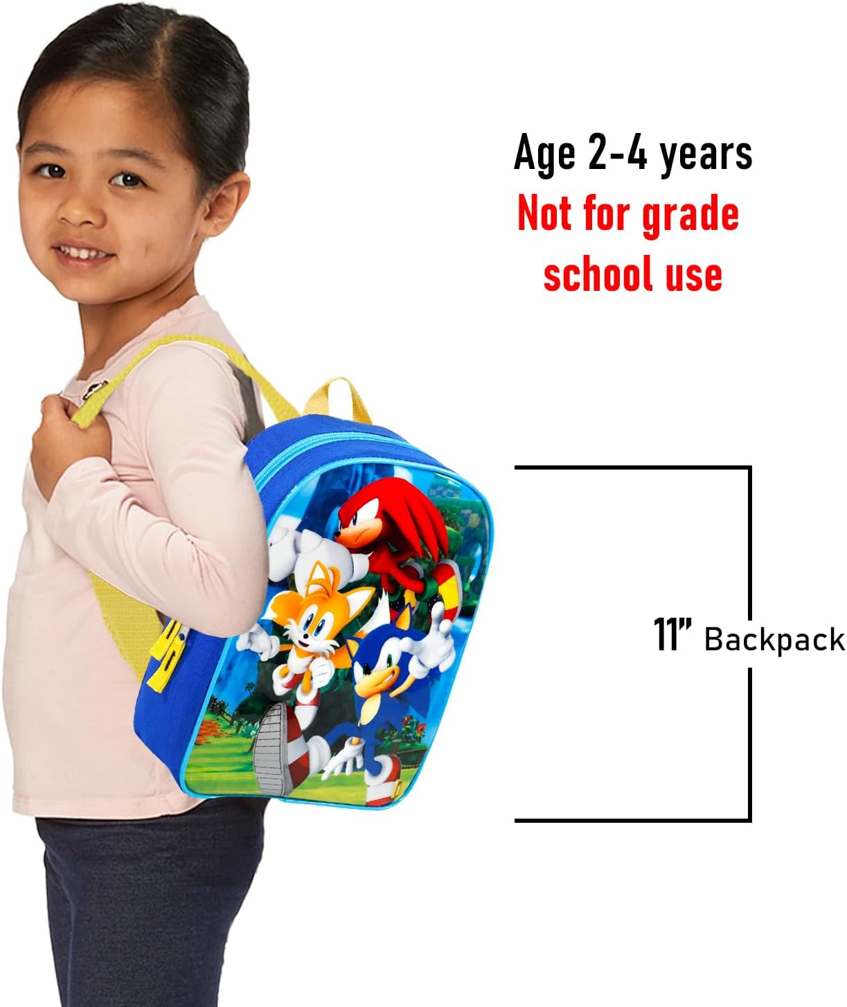 Sonic the Hedgehog Mini Backpack for Kids - Bundle with 11” Video Game Mini Bag Plus Stickers, Water Bottle, More | Sonic Backpack Small for Boys, Girls, Kids - Image 7