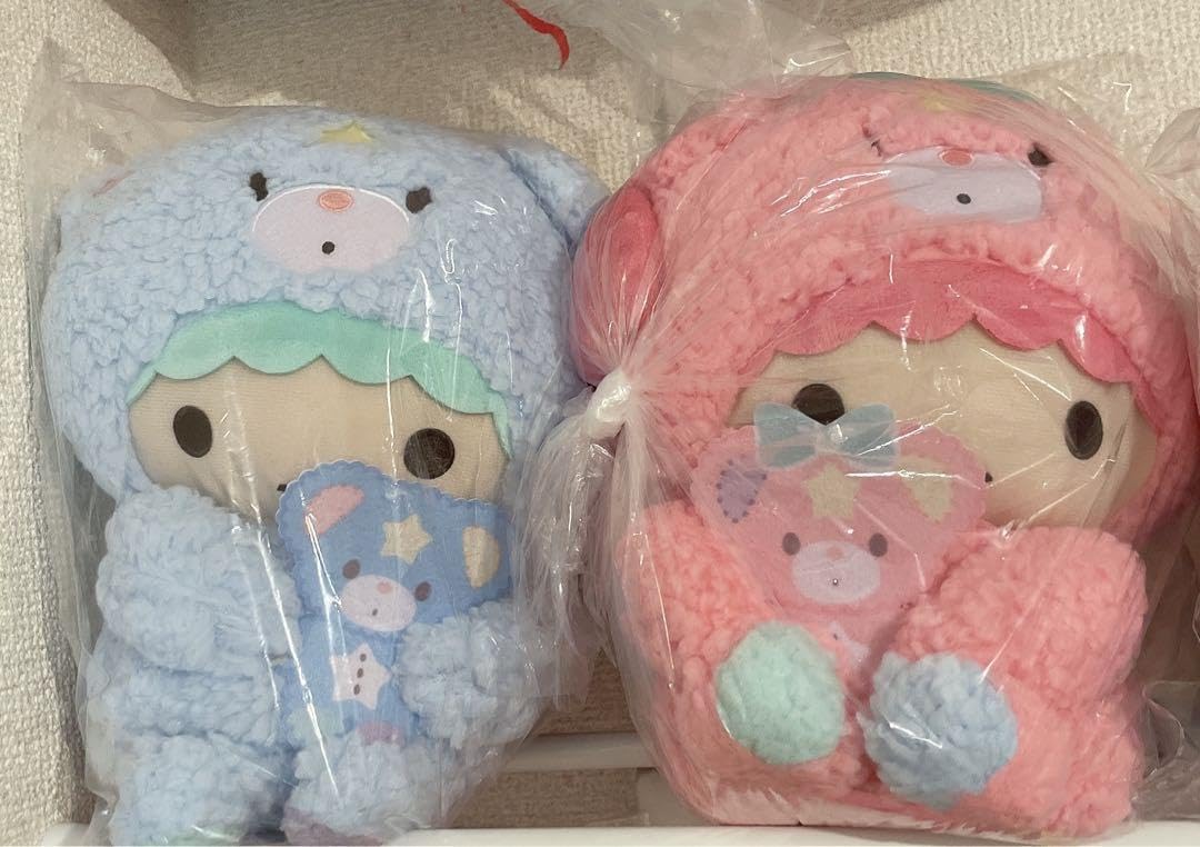Amazon.co.jp: リトルツインスターズ パフポフ着ぐるみBIGぬいぐるみ 