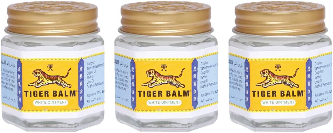 Tiger Balm PHI123B - 30g, Set of 3 (White)