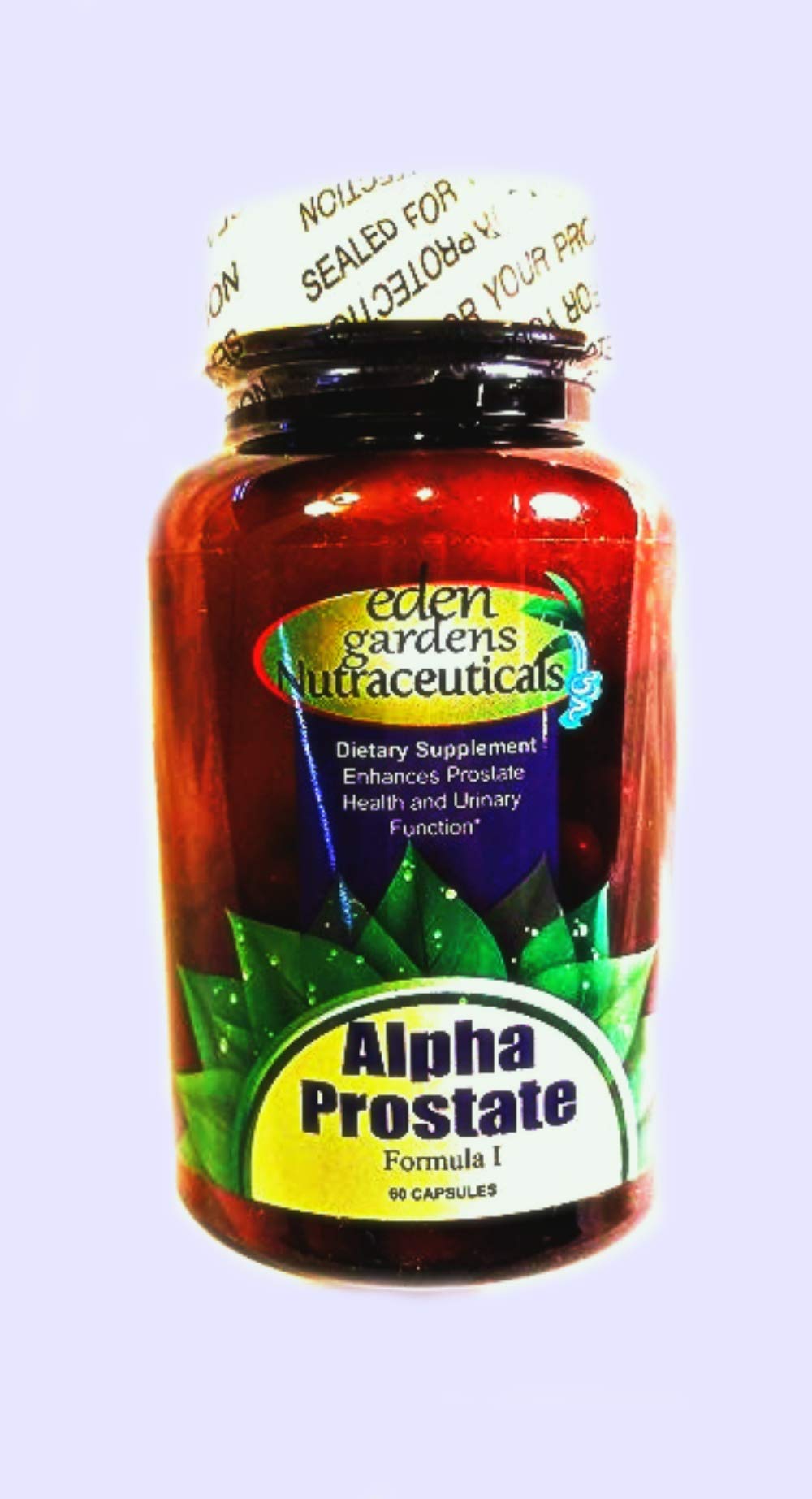 Eden Gardens Wellness All Natural Alpha Prostate Formula 1 Supplement with Saw Palmetto (60 Capsules)