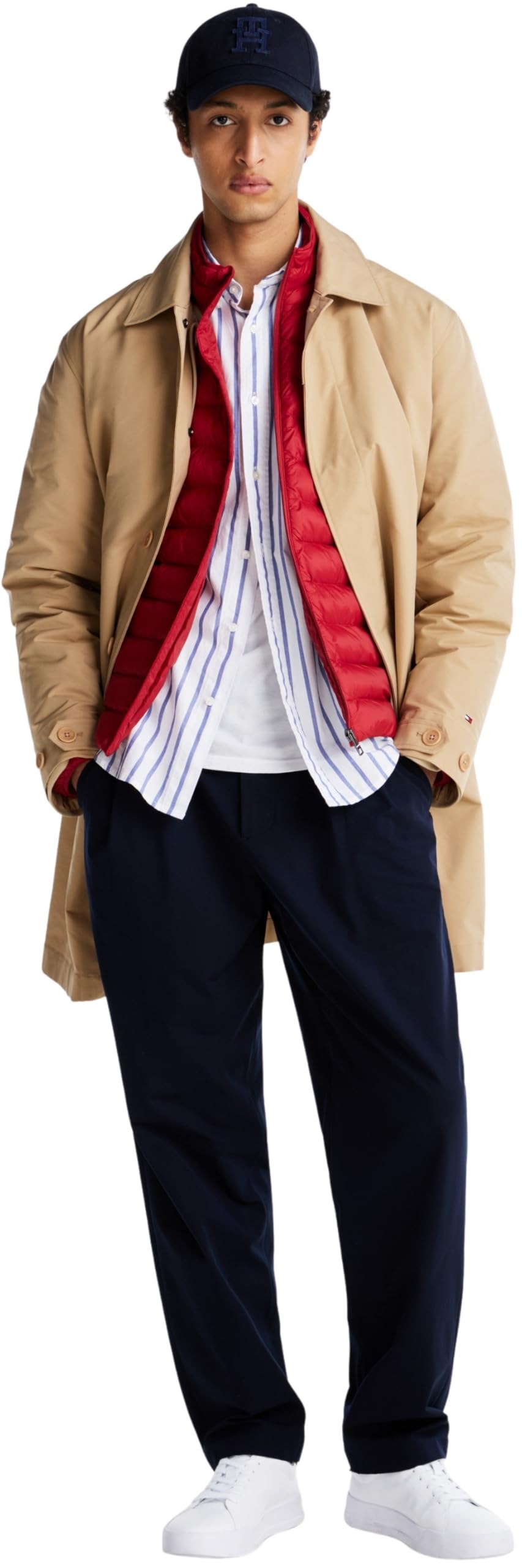 Tommy Hilfiger TH Court Lth Detail Ess Fm0fm05367, Sneaker Uomo