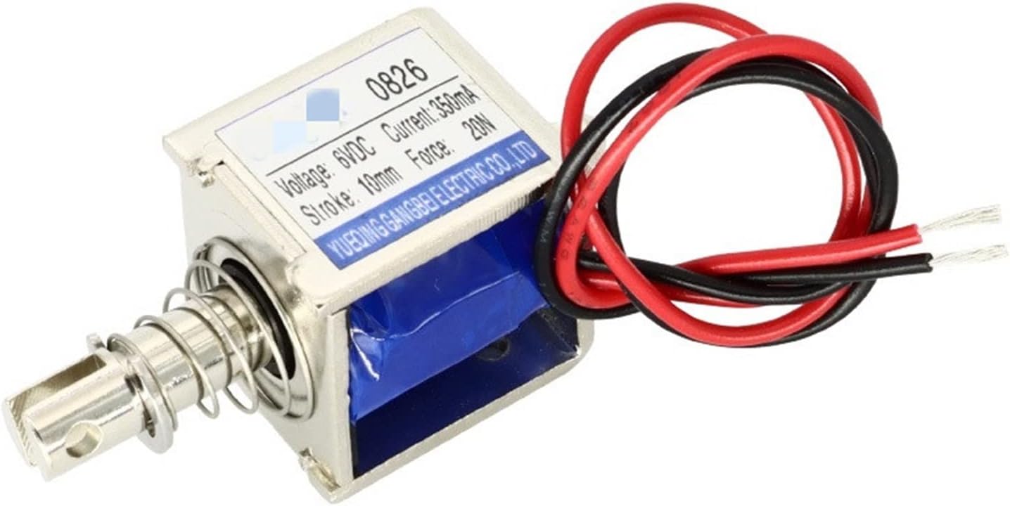 Electric Solenoid Lock 0826B Pull Type Linear Solenoid JF