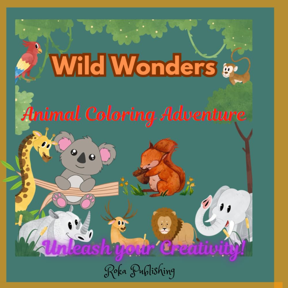 Wild Wonders: Animal Coloring Adventure