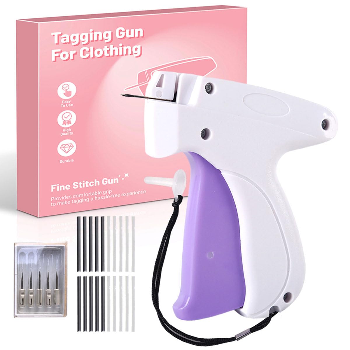 Amazon | karonpeln タグガン 衣類タグ付け銃 値札タグガン ピストル型