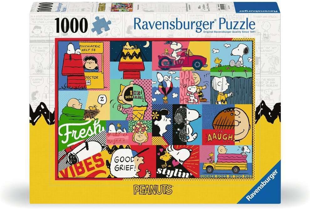 Ravensburger Peanuts Moments 1000 Piece Jigsaw Puzzle - 12000750 - Handcrafted Tooling, Made in Germany, Every Piece Fits Together Perfectly