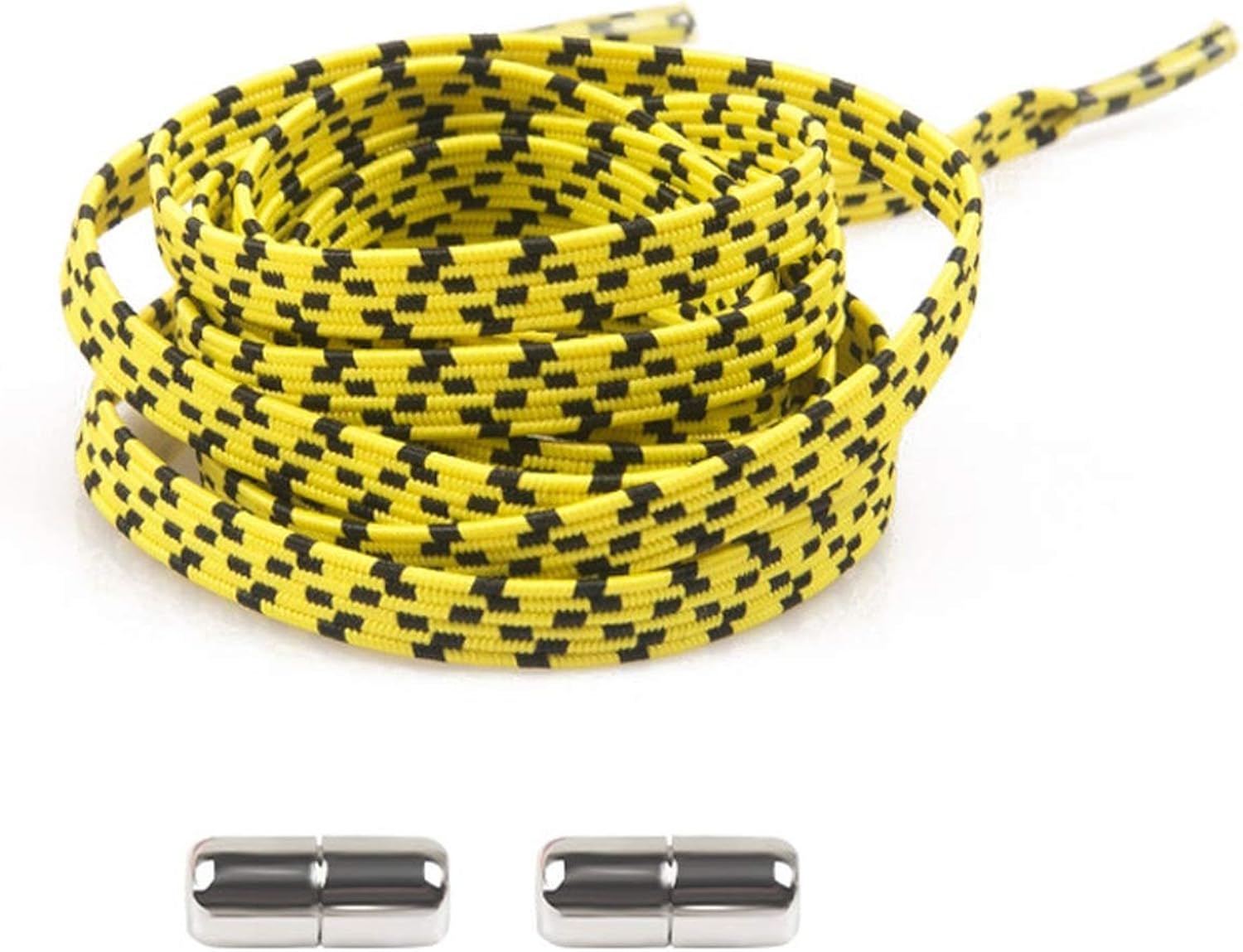 1Pair 100CM No Tie Elastic Shoelaces Stretchy Rubber Shoe