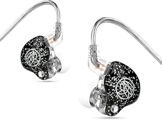 in Ear Earphone,TFZ Live 1,HiFi Wired Earbuds Gaming Headset with Microphone, Fashion Color and Popular Collocations, Compatible for iPhone Android PC(No Mic, Shiny Black)
