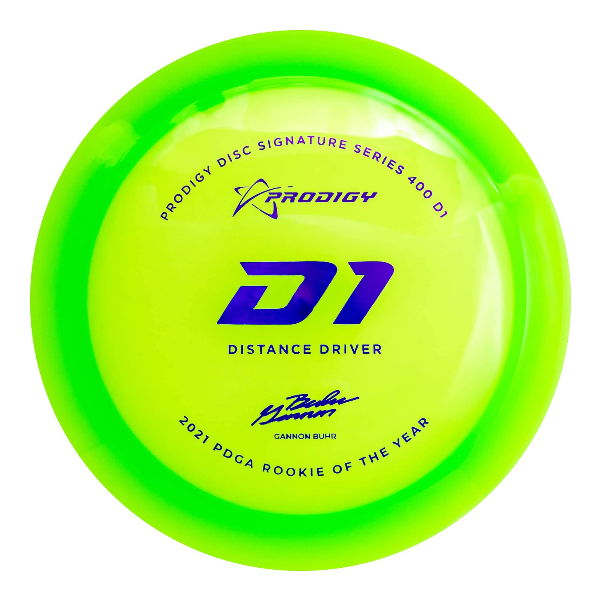Prodigy Discs Limited Edition 2022 Signature Series Gannon Buhr 400 Series D1 Distance Driver Golf Disc [Colors May Vary]