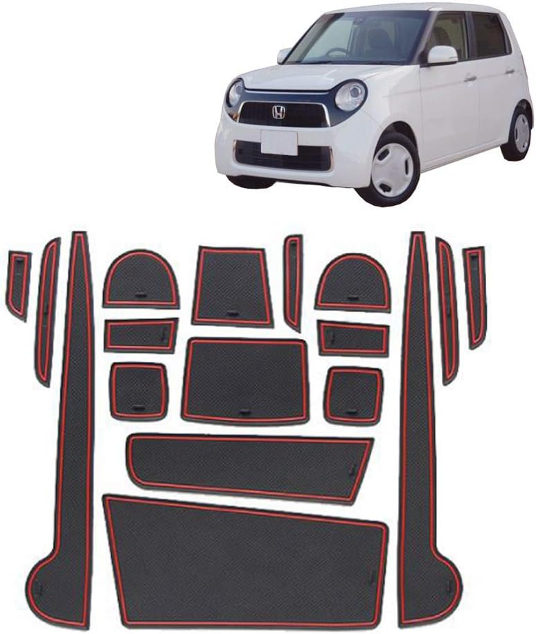 Honda N One ホンダ エヌワン None ラバーマット すべり止めシート アクセサリー カスタム パーツ ポケットマット 車種専用設計 ラバードアポケットマット インテリアラバーマット ドアポケットマット ゴムマット 17ピースセット Cc Hdnorm ネコポス発送 ポスト投函