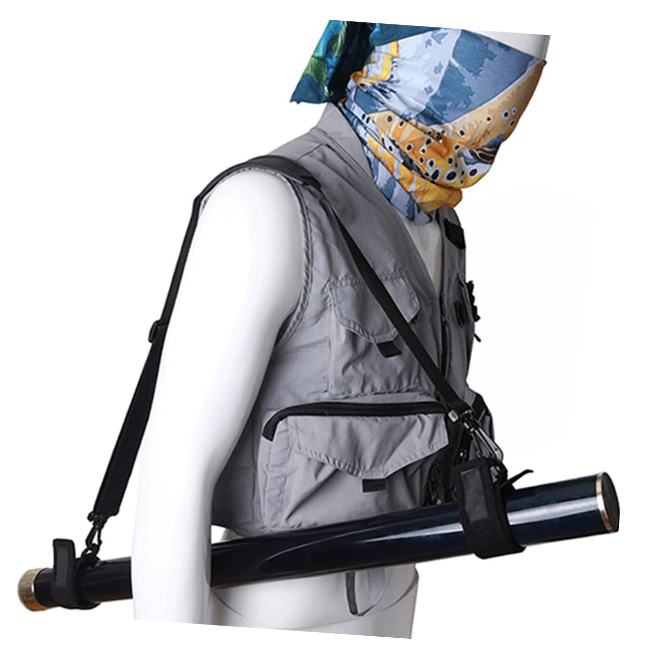 HONMEET Rod Fixing Strap Easy to Use Shoulder Belt for Fishing Rods Comfortable Convenient