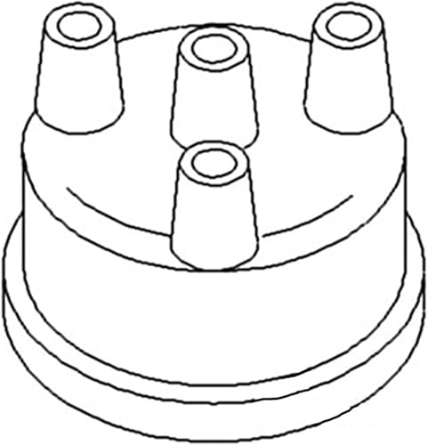 Miniatura 5 de Tapa de distribuidor AT21717 compatible con John Deere para modelos de tractor JD 300 301 302 310 350 380
