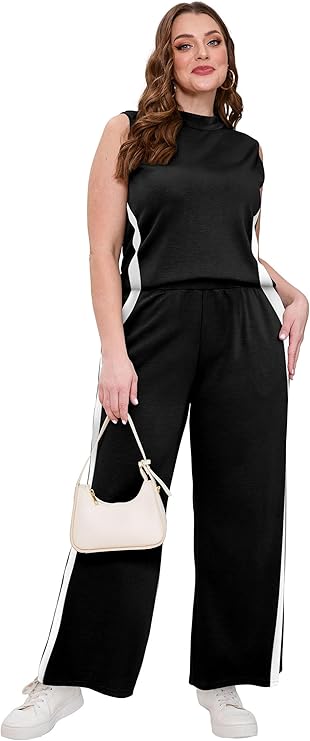 Mock Neck Two Piece Set