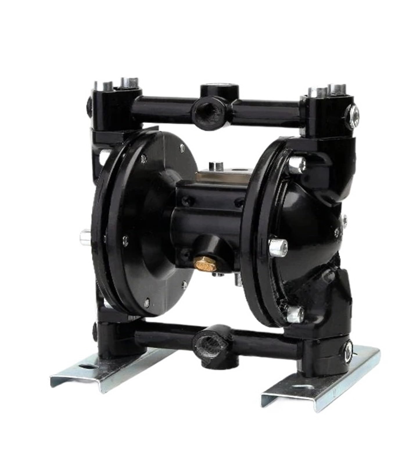 Bgaza A-10 A15 Mini Air Operated Paint Pump, Double Diaphragm Pressure-Stabilized Diaphragm Pump Mini Pneumatic Diaphragm Paint Pumps(A-10)