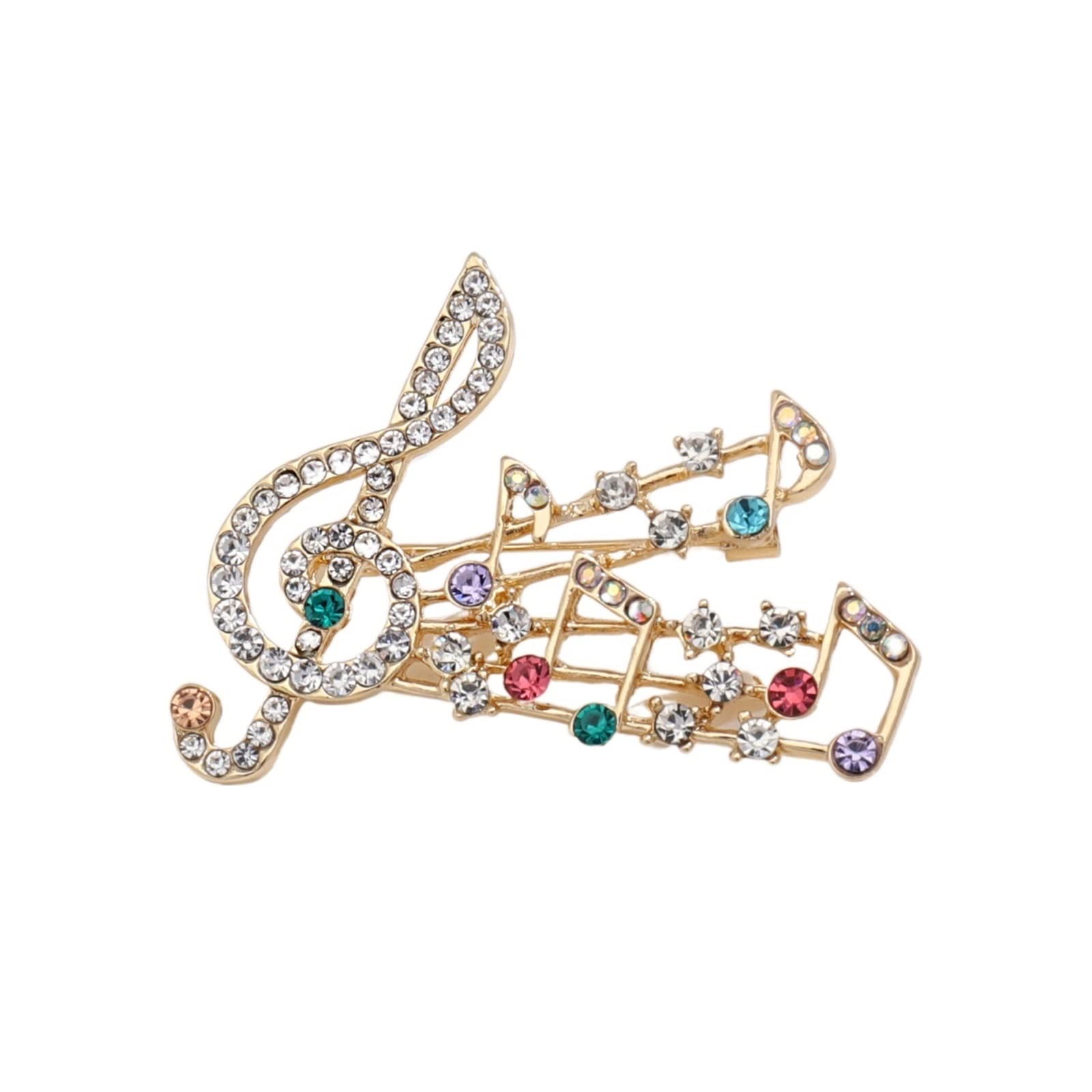Broche notes de musique et violon, l'accessoire idéal pour vos soirées de gala - 7