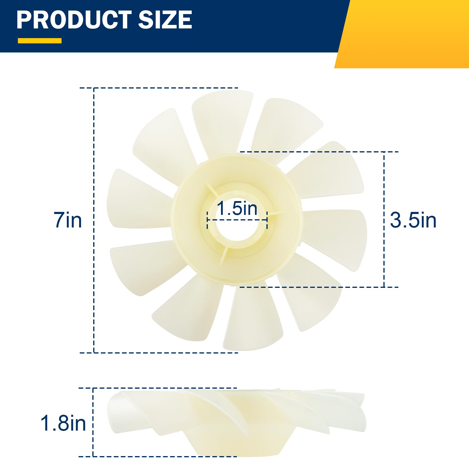 Amazon.com: Dairrr Fuuu Hydro Fan 731-06098 for Cub Cadet