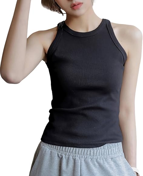 BURBERRY ブラックキャミソール 38(M)