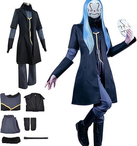 Miniatura 1 de Nozfeon Rimuru Tempest Cosplay Costume Anime Rimuru Cosplay Outfit Uniform Full Set With Mask Halloween