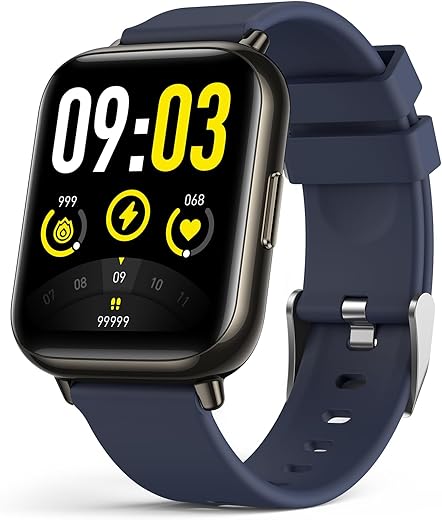 Smart Watch for Women, AGPTEK 1.69"(43mm) Smartwatch for Android and iOS Phones IP68 Waterproof Fitness Tracker Watch Heart Rate Monitor...