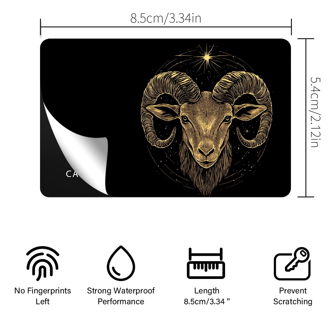 Bankkarten Aufkleber Waschbären - 4 Stile Kartenhüllen Schutz