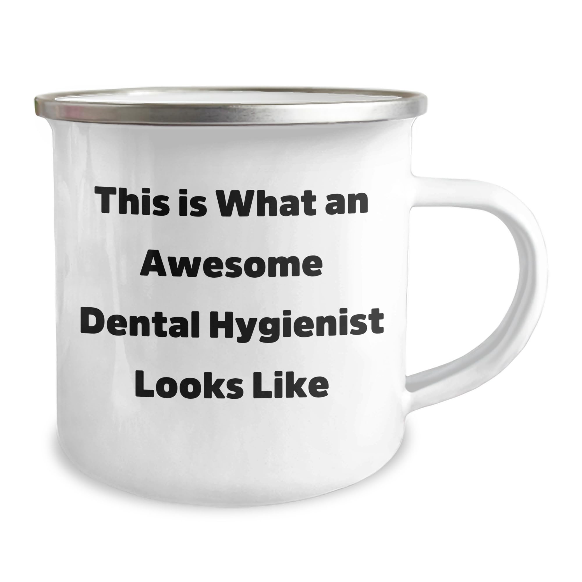 Inspirational Dental Hygienist Gifts: Complimentary Camping Mug for Dental Hygiene Professionals on Their Special Birthday