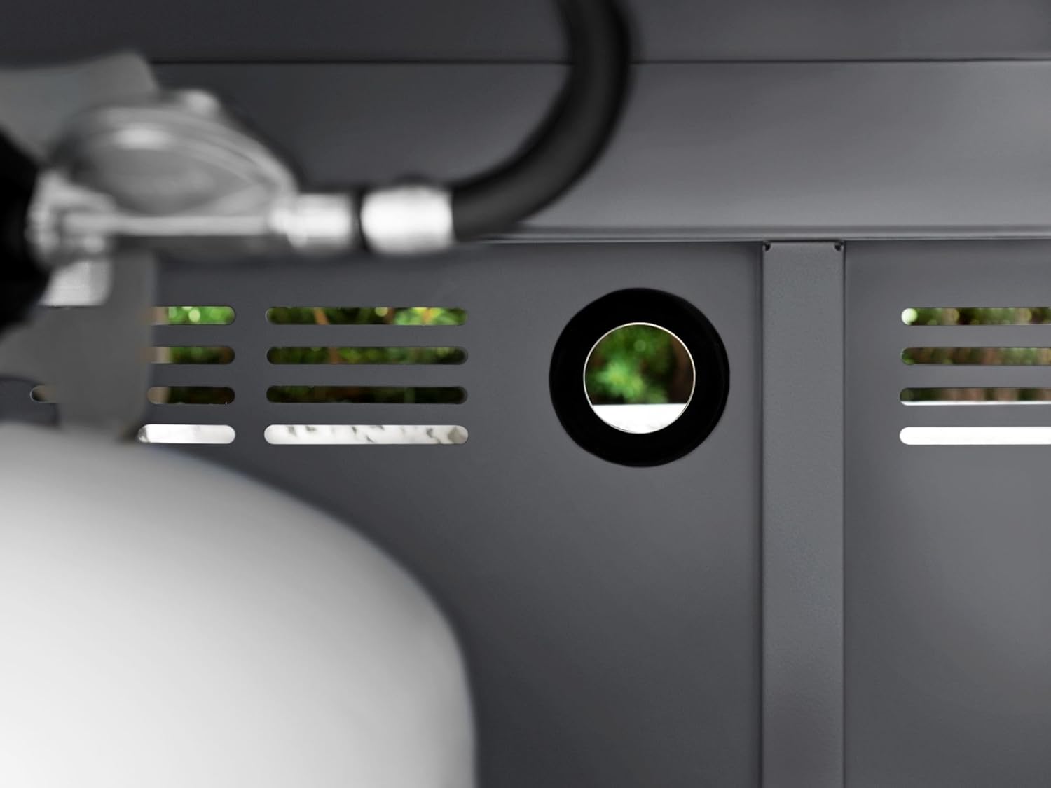 NewAge Products Outdoor Kitchen Classic Series Aluminumn Slate Gray 40in Grill Cabinet, Outdoor Kitchen Cabinet for BBQ Island Grilling Station, 70207