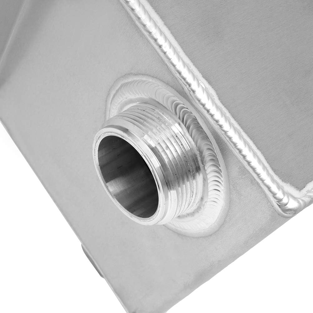 ROADFAR Replacement 1996-2004 For Ford For Mustang Polished Stainless Steel Radiator Overflow Catch Tank