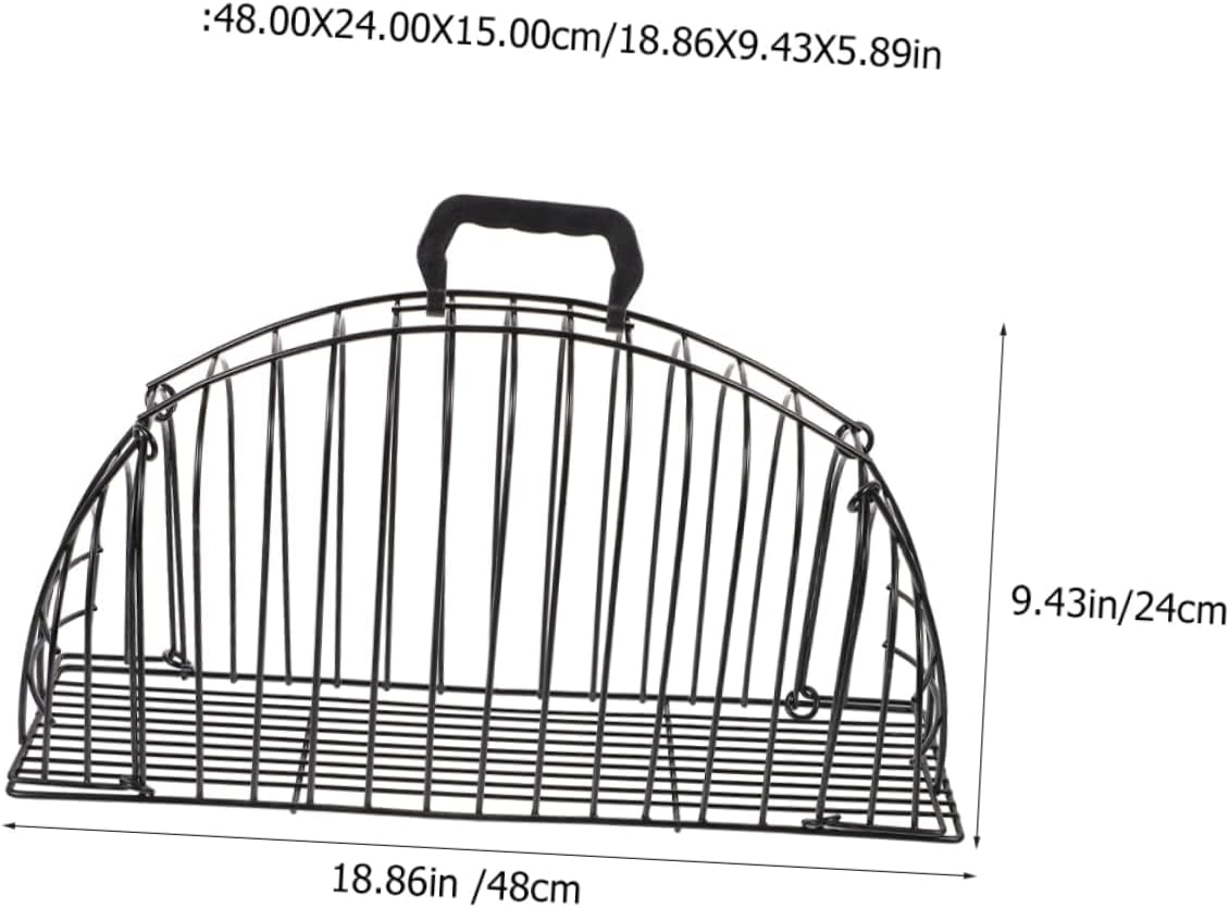BESPORTBLE Stainless Steel Cat Bathing Cage Waterproof PET Coop for Cats and Dogs Non-Slip Base for Grooming and Drying Durable PET Supply