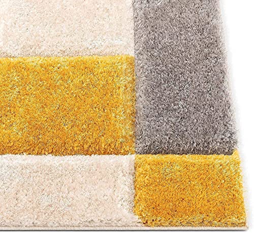 Image of Plain Shaggy Rugs and Carpet for Home and Floor Mats 4x4 Square M-11