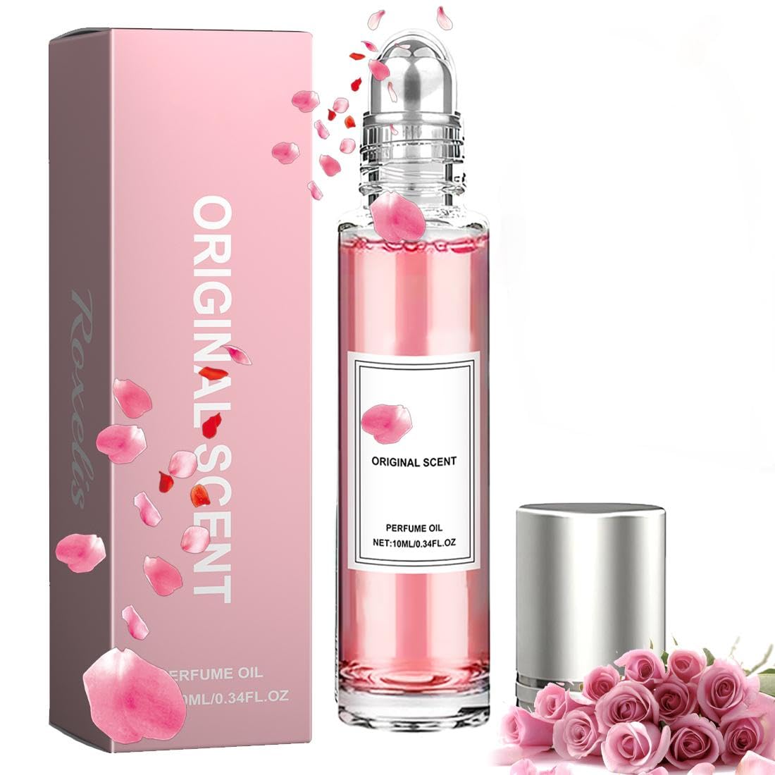 Damen Parfüm In Rosenform – Frischer Blumiger Duft Mit Pheromonen, 50 Ml, Lang Anhaltend Für Körper & Haar