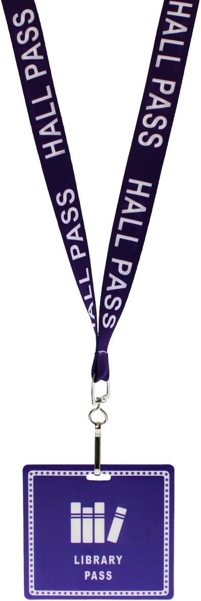Bulk 36 Pack - Student Hall Pass Lanyards with Unbreakable Card Passes & Safety Breakaway Lanyards (Hall, Bathroom, Library, Office & Nurse) - Classroom/School Supplies for Teachers by Specialist ID