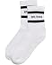Splits59 Logo Stripe Ankle Socks with Grip - Pair View