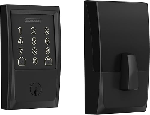 Vista 22 de Schlage Encode Smart WiFi Cerrojo Inteligente para Puerta Delantera - Entrada Sin Llave con Aplicación o Pantalla Táctil - Funciona con Alexa, Hey