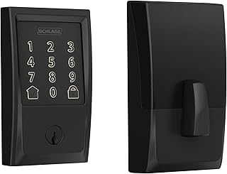 Schlage Encode Smart WiFi Deadbolt Lock for Front Door - Keyless Entry with App or Touchscreen - Works with Alexa, Hey Goo...