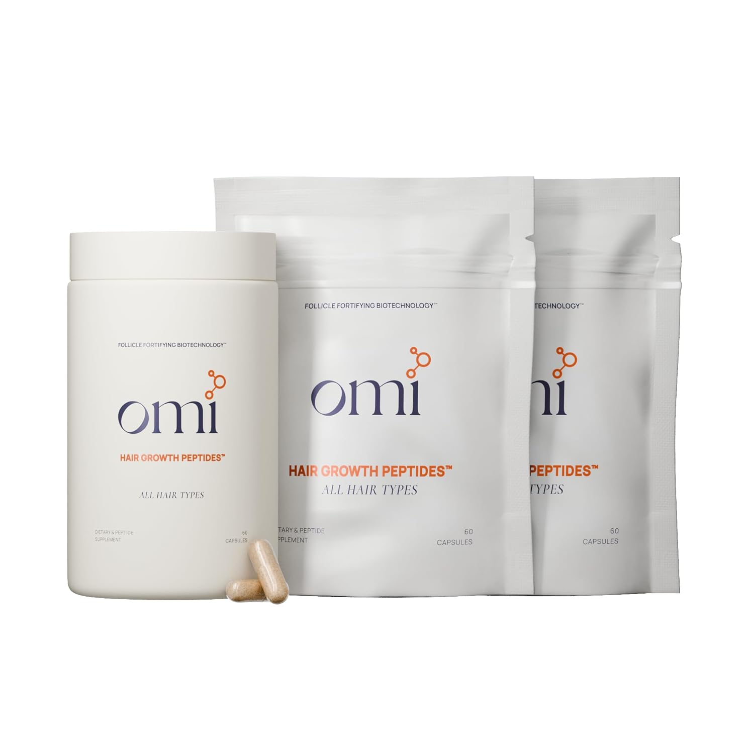 Women's Hair Growth Peptides, Doctor Recommended, Follicle Fortifying Biotechnology, Clinically Shown to Reduce Hair Loss
