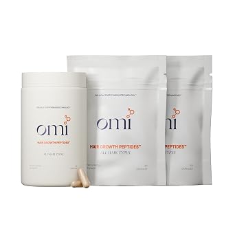 Women's Hair Growth Peptides, Doctor Recommended, Follicle Fortifying Biotechnology, Clinically Shown to Reduce Hair Loss