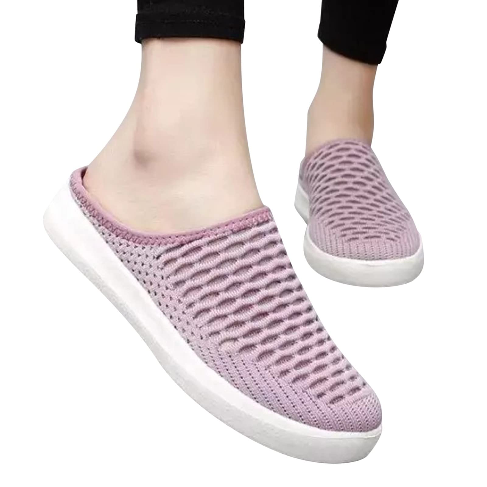 Mule Donna in Tessuto A Rete Traspirante - Scarpe Slip-On Suola