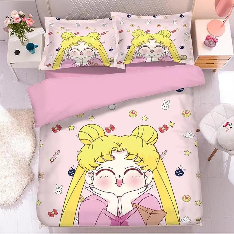 Amazon｜美少女戦士セーラームーン 布団カバー 掛け布団カバー 寝具