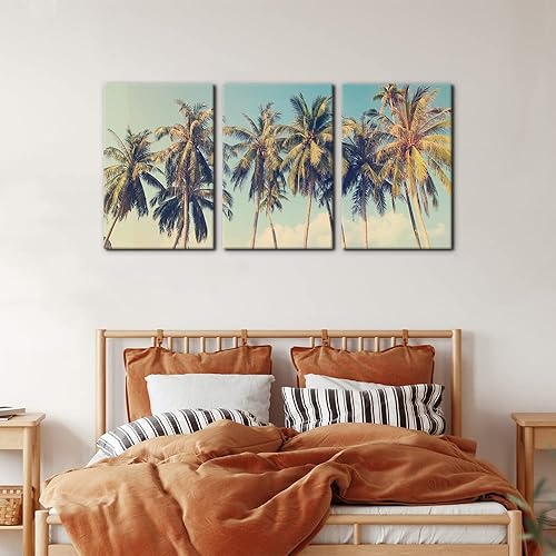 Vista 50 de 3 piezas de pintura verde para pared, parque nacional de Yosemite, agua clara, lago, montañas, árboles, rocas, impresiones sobre lienzo, decoración