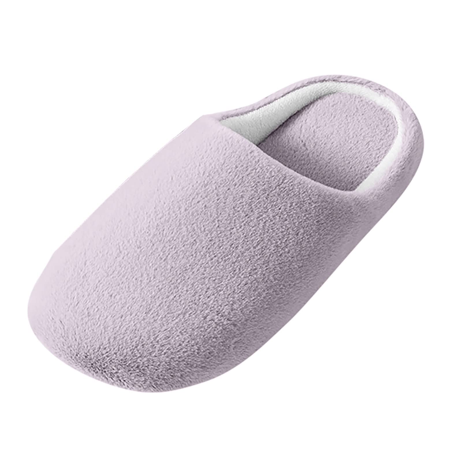 Men House Slippers Cotton Slippers Warm Home Cute Soft Plush House Slippers for Girls Indoor Outdoor Shoes