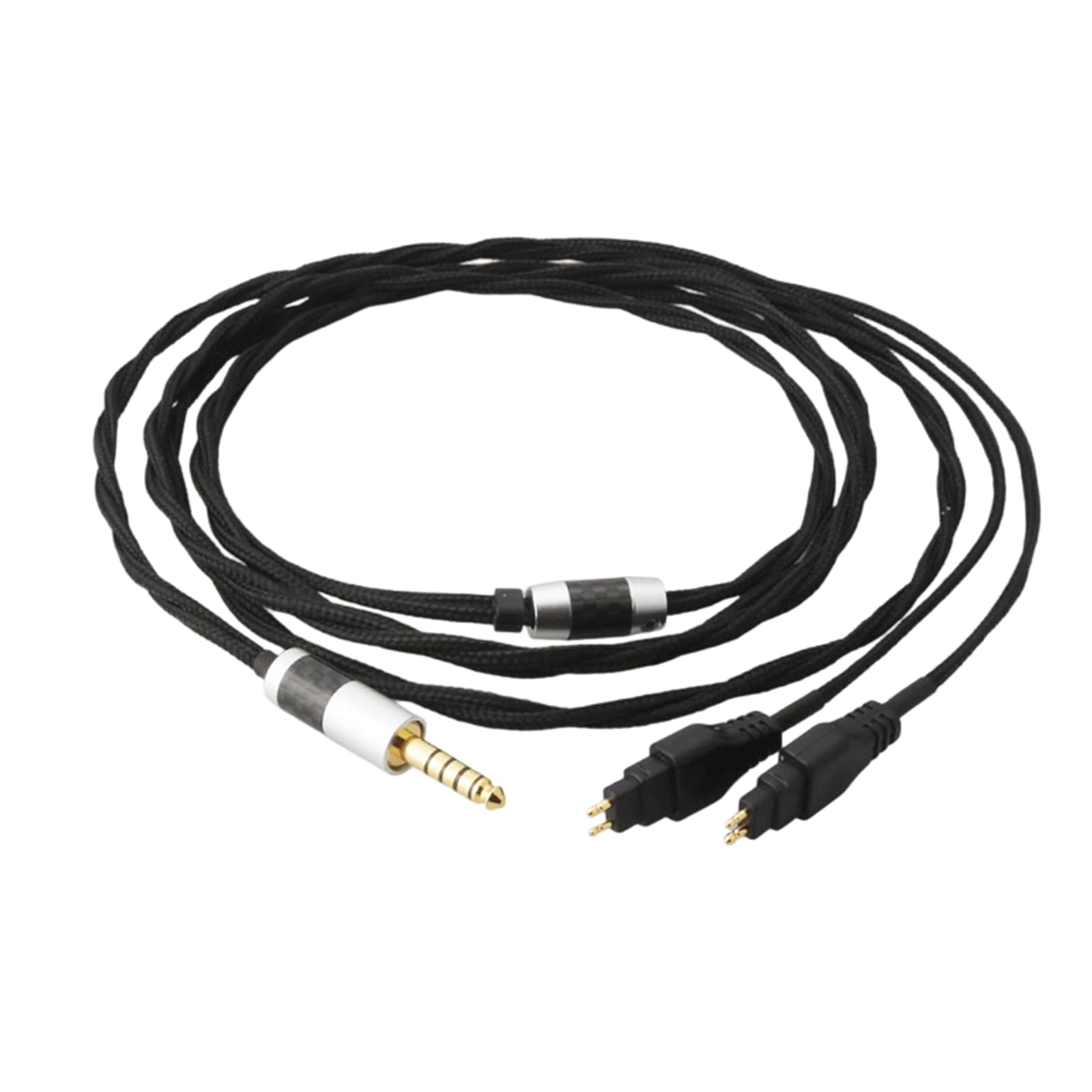 Przedłużacz słuchawek 4,4 mm, elastyczny przewód do słuchawek HD580 / HD600 / HD650 / HD660S / HD58X / HD6XX opcjonalna długość kabla do słuchawek