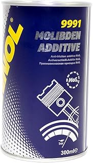 MANNOL 9991 MOLIBDEN ADDITIVE for Engine | Transmission Oil | All Four-Stroke Petrol and Diesel Engines | Prevents Jamming | Compatible with All Filters | Reduces Noise (1, 300)
