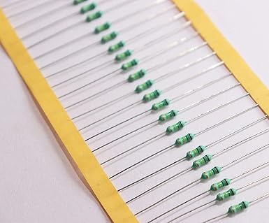 Electronic Spices Resistor 150k Ohm 1/4w (0.25w) Carbon Film Resistor Kit Electronic Component Hobby Kit (Pack Of 100)