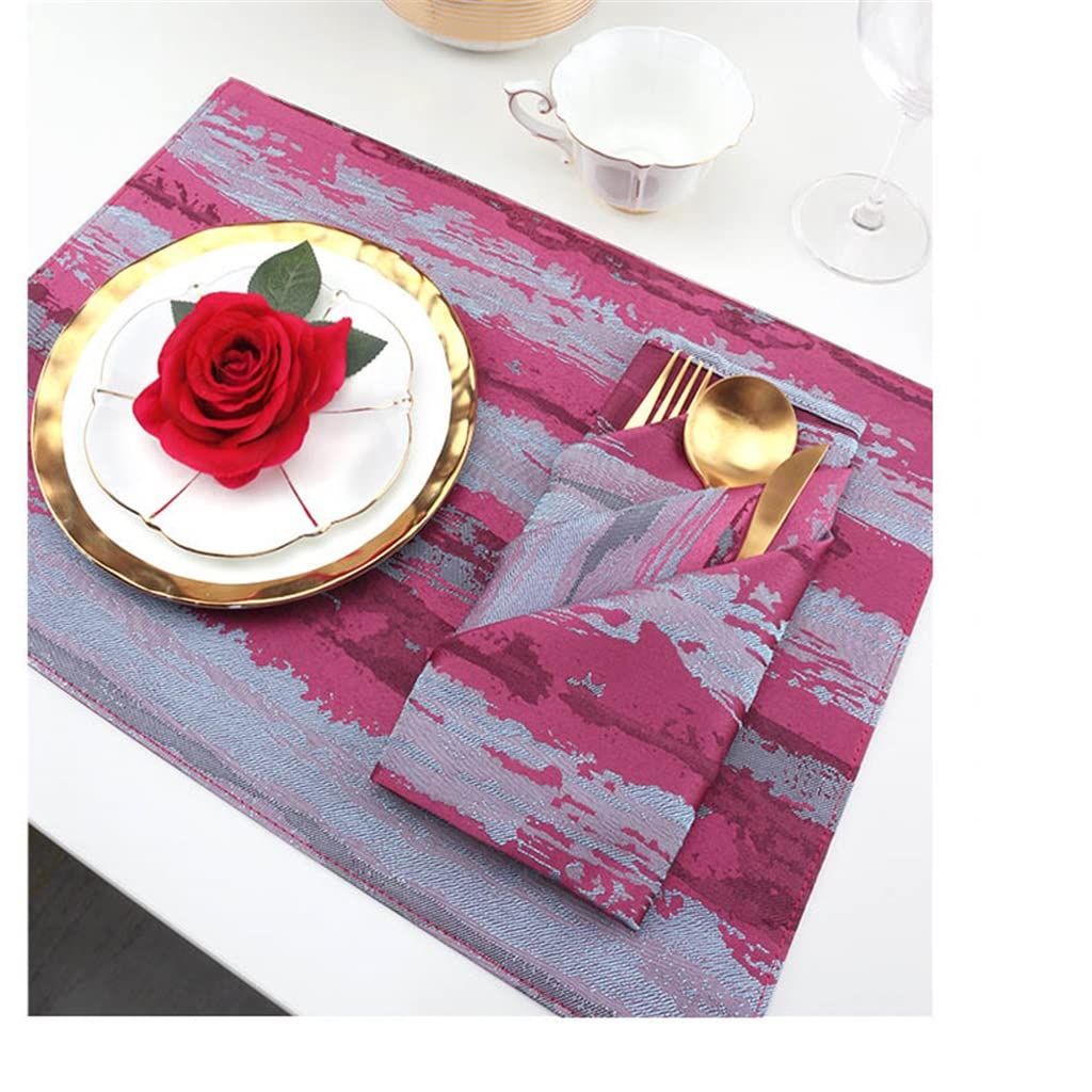 IANSHFKN 6 Pcs Placemat Fabrictable Place Mats Coasters Table Heat Insulation Placemats